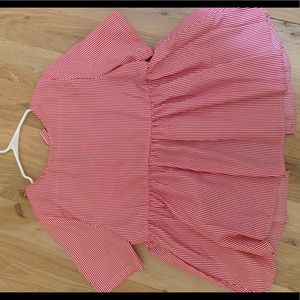 Tie back shirt size S